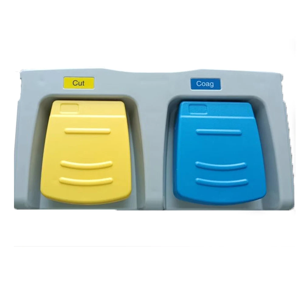 Electrosurgical Foot Control Waterproof  Switch Single Double Cut Coag Force Footswitch For Esu Medical Instruments