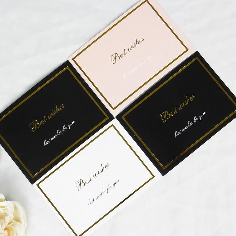 20Pcs/Set Greeting Thank You Card Wedding Birthday Party Invitations Flower Shop Gift Blank Card