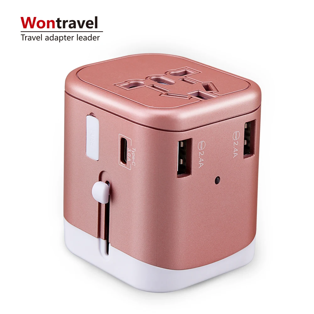 Новые Рекламные Путешествия plug все в одном Международный usb путешествия адаптер Портативный стены зарядное устройство