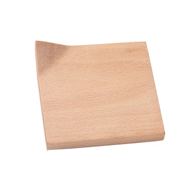 ins Nordic solid wood creative coaster, beech table hot insulation table mat