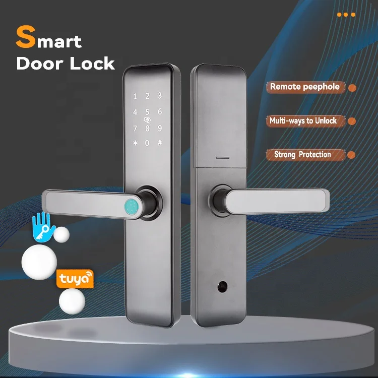 TT APP blue lock fingerprint door lock smart locks for front door wi-fi zigbee API integrate