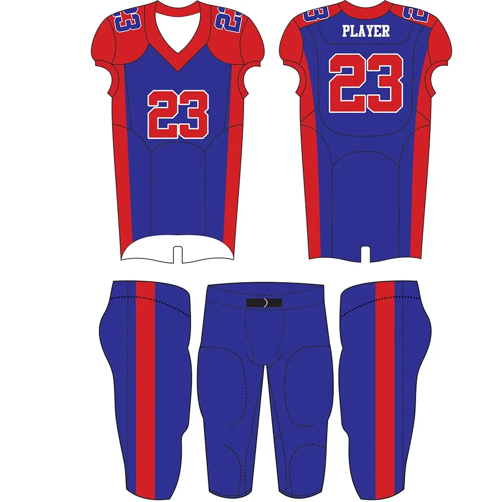 OEM индивидуальный логотип пустая Американская Футбольная форма сублимированная тренировка комплекты футболок и брюк для взрослых/молодежи