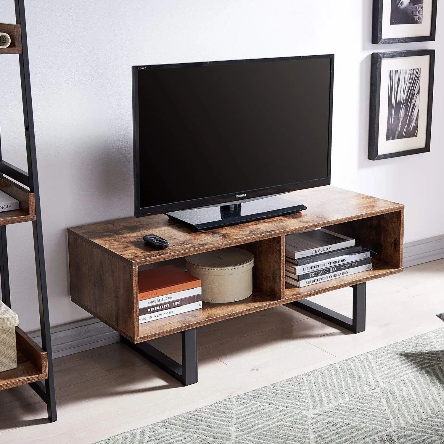 Vekin Modern Design Simple Wall TV Cabinet Stands Living Room Furniture Wooden  TV Unit