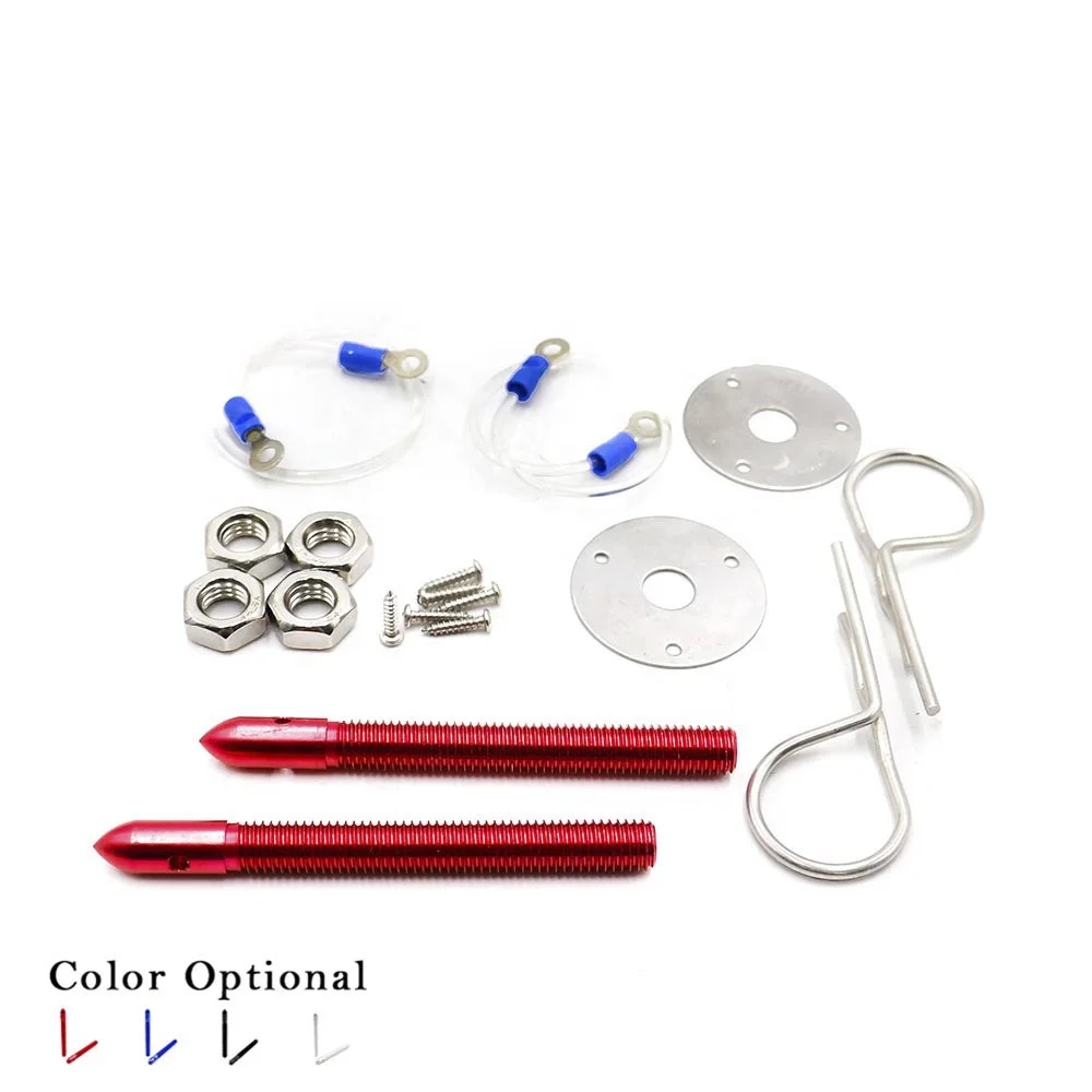 Четыре цвета сплав вниз замки капота шпильки капот Pin замки инструментов