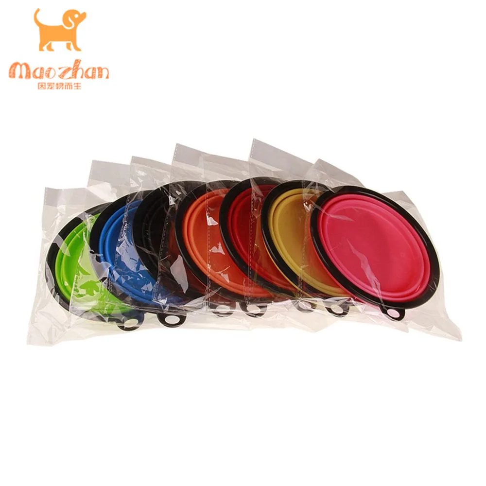 Travel petbowl pet silicone bowl food bowls