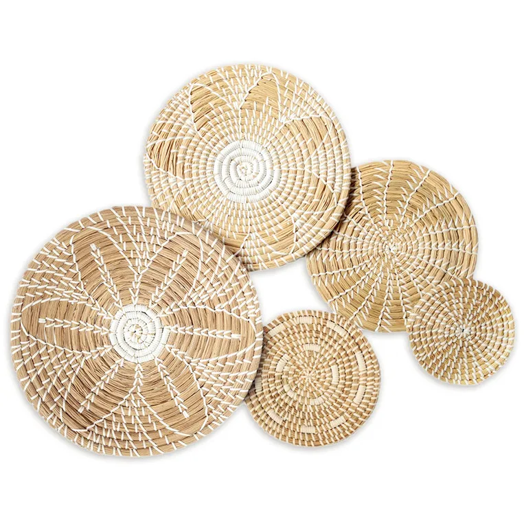 Wall Decorative Handmade Plate Frame Home Decoration Art Hanging 3D Decor And Crafts Kitchen Boho Modern For Living Room