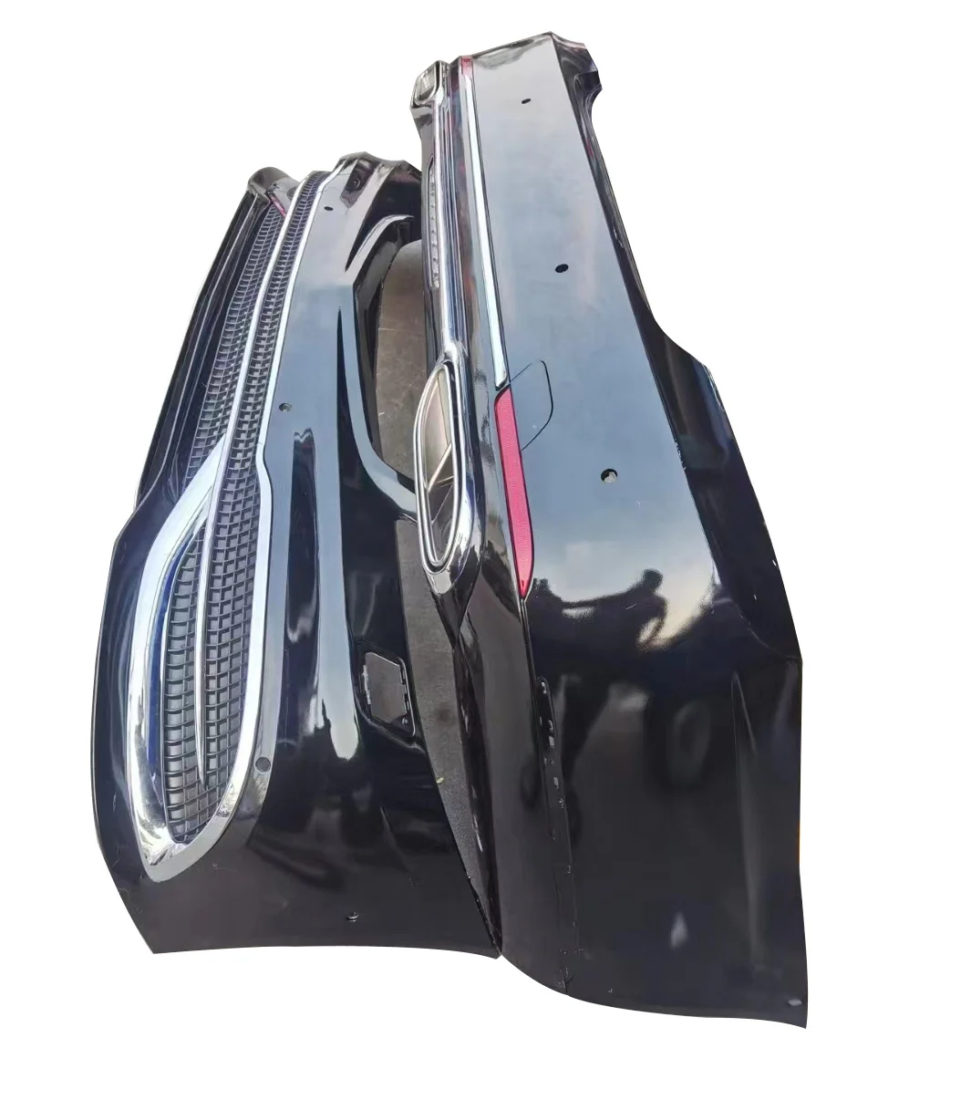 Горячая Распродажа, высококачественный комплект легкой установки, автозапчасти, передний бампер W221, обновление W222 maybach