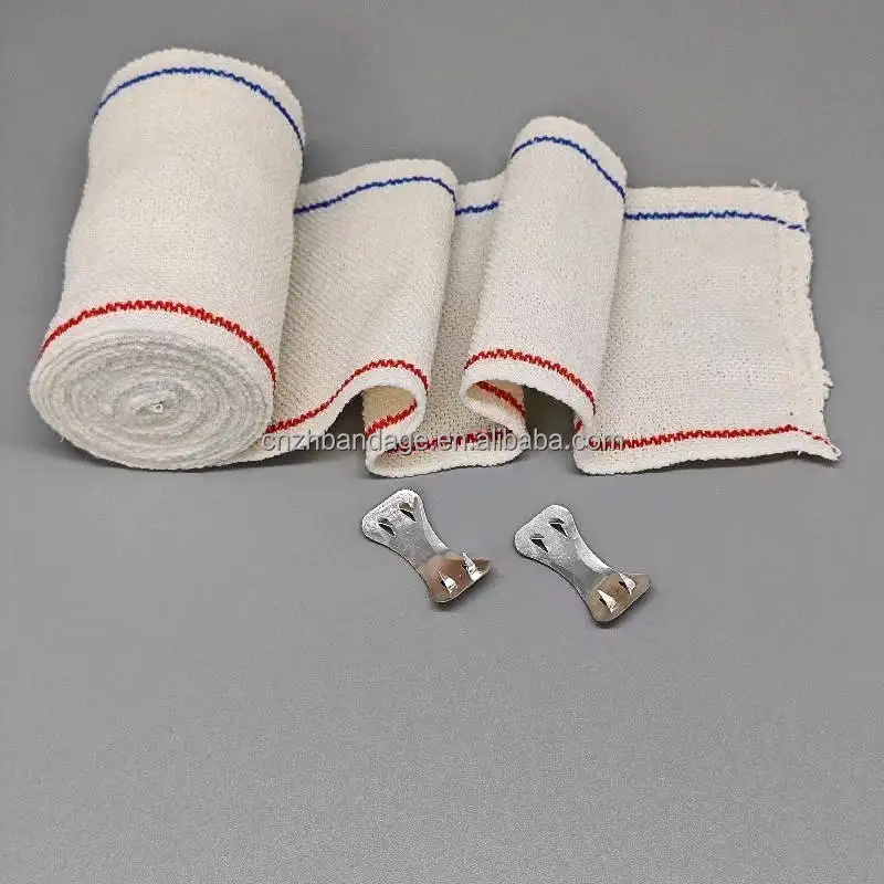 Far Infrared Polyester High Quality Hospital Medical Elastic Cotton Crepe Bandage