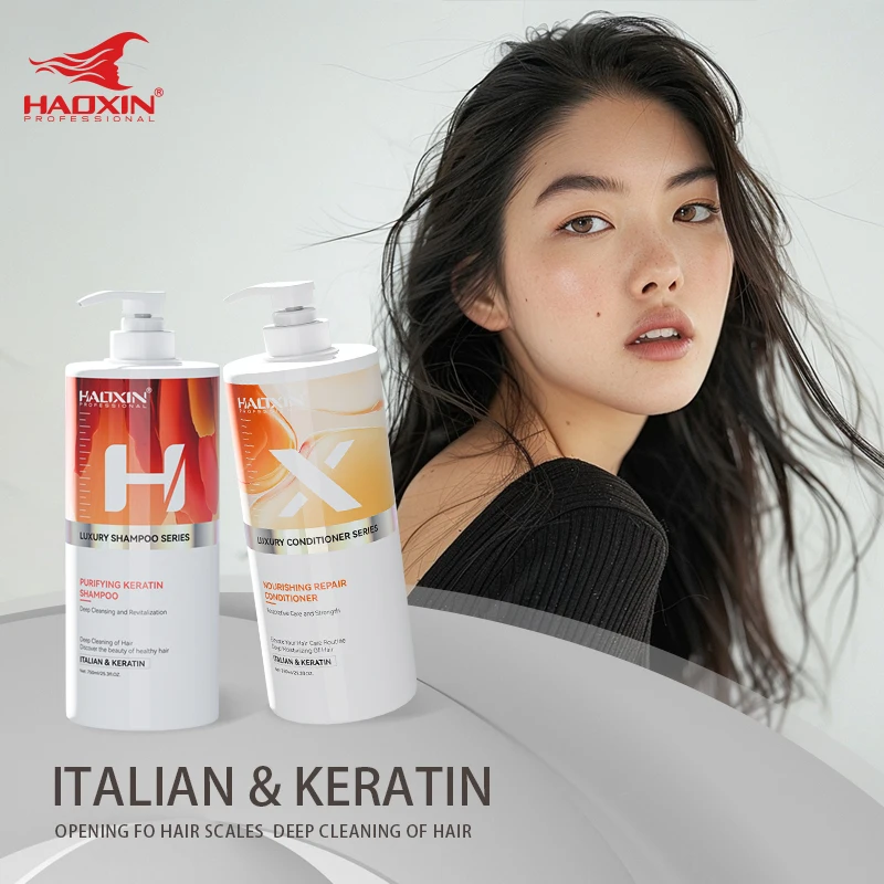 Professional Factory Hair Care Deep Nourishment Revitalizing Natural Botanical Shampoo and Conditioner