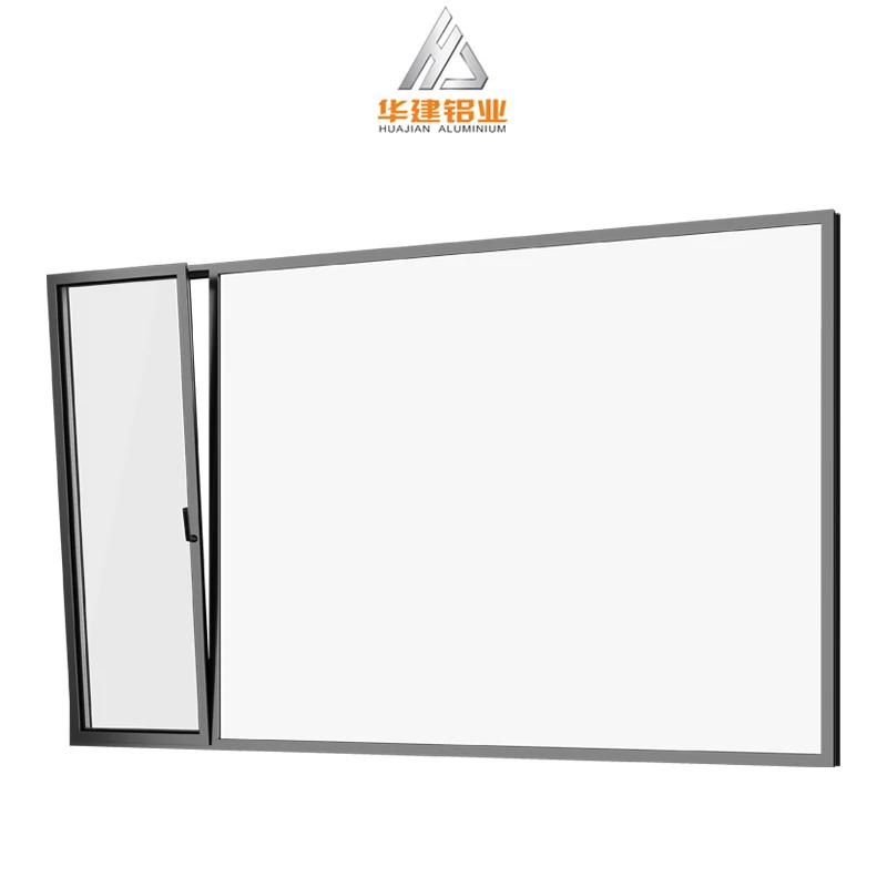 wholesale 6060 t66 triple glazed window hurricane impact windows aluminum windows casement aluminum windows