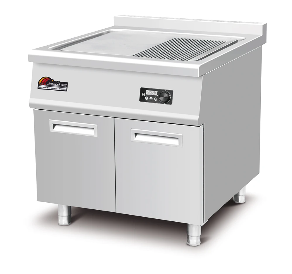  Электрическая индукционная гриль напольная стойка горячий твердый верхний для приготовления пищи