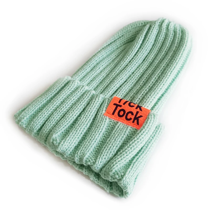 Pure Color Children Winter Cap Girls Wholesale Fashion Knitted Beanie Hat Boys Baby Kids Knit Hats