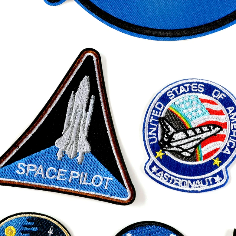 Factory Price Custom Design NASA Space Shuttle Challenger Mission Patch for Hat and Clothing