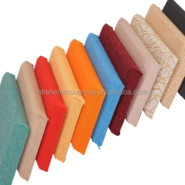 Sound Absorbing Wall Panels Fabric Wrapped Acoustic Wall Panel Fiber Glass Wool Core Decorative Wall Panel