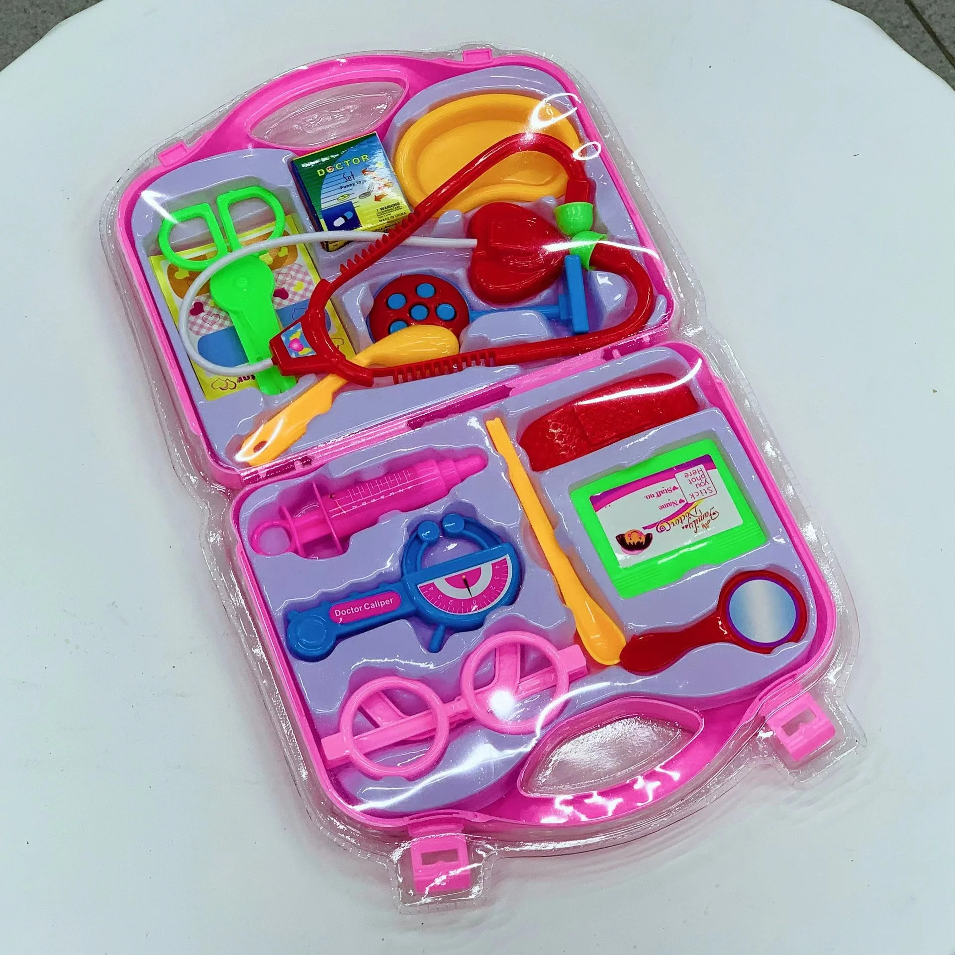 Doctor Role play Dental tools set plastic pretend play medical toys for kids indoor toy