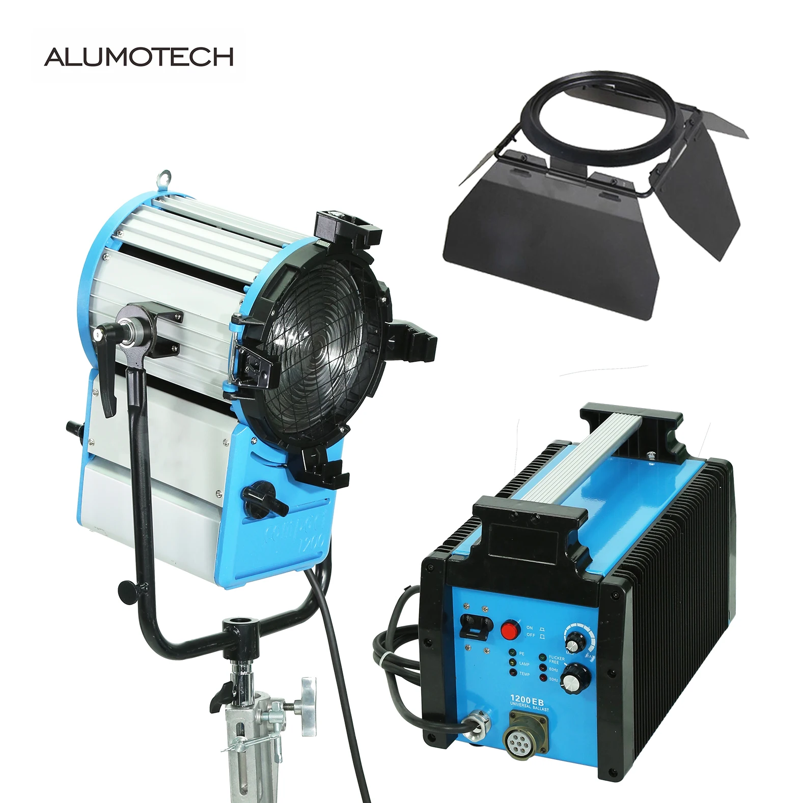 ALUMOTECH HMI 1200W головного света + 50/60H1200W E-балласт лампа створки комплект Pro для студийной фотосъемки и видеосъемки easyrig
