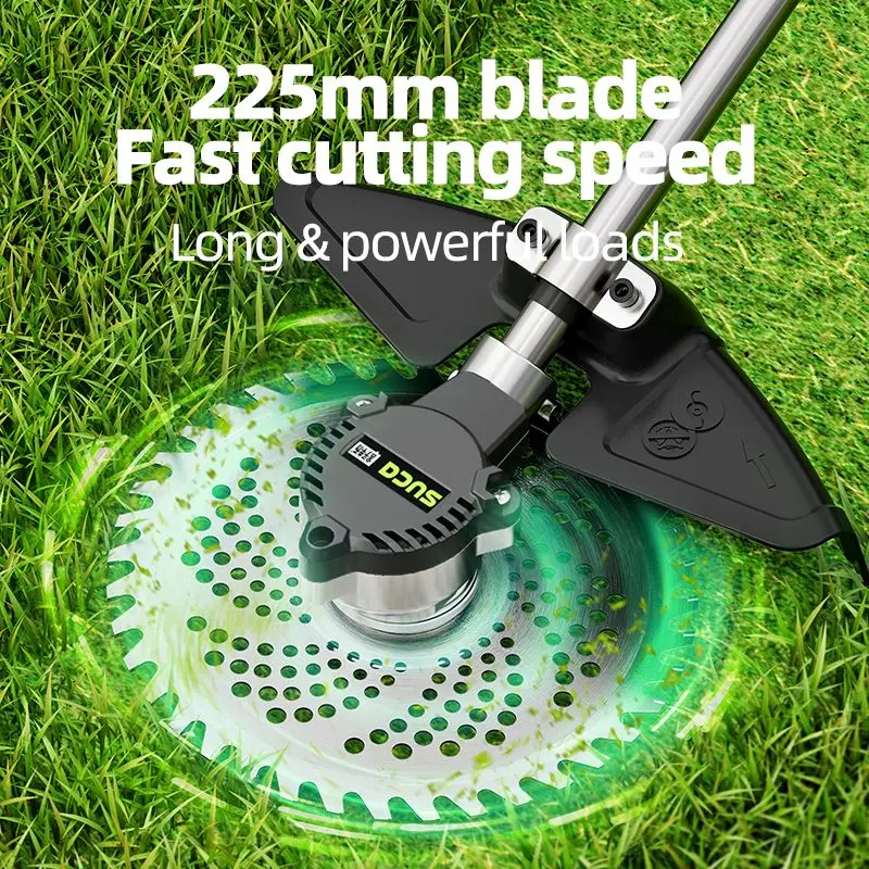 SUCA 40V high Power Cordless String Trimmer Portable  Lithium Lawn Mower
