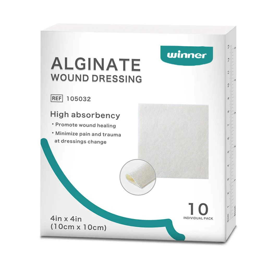 High quality Excellent absorbency for diabetic foot wound treatment alginate dressing wound care dressings