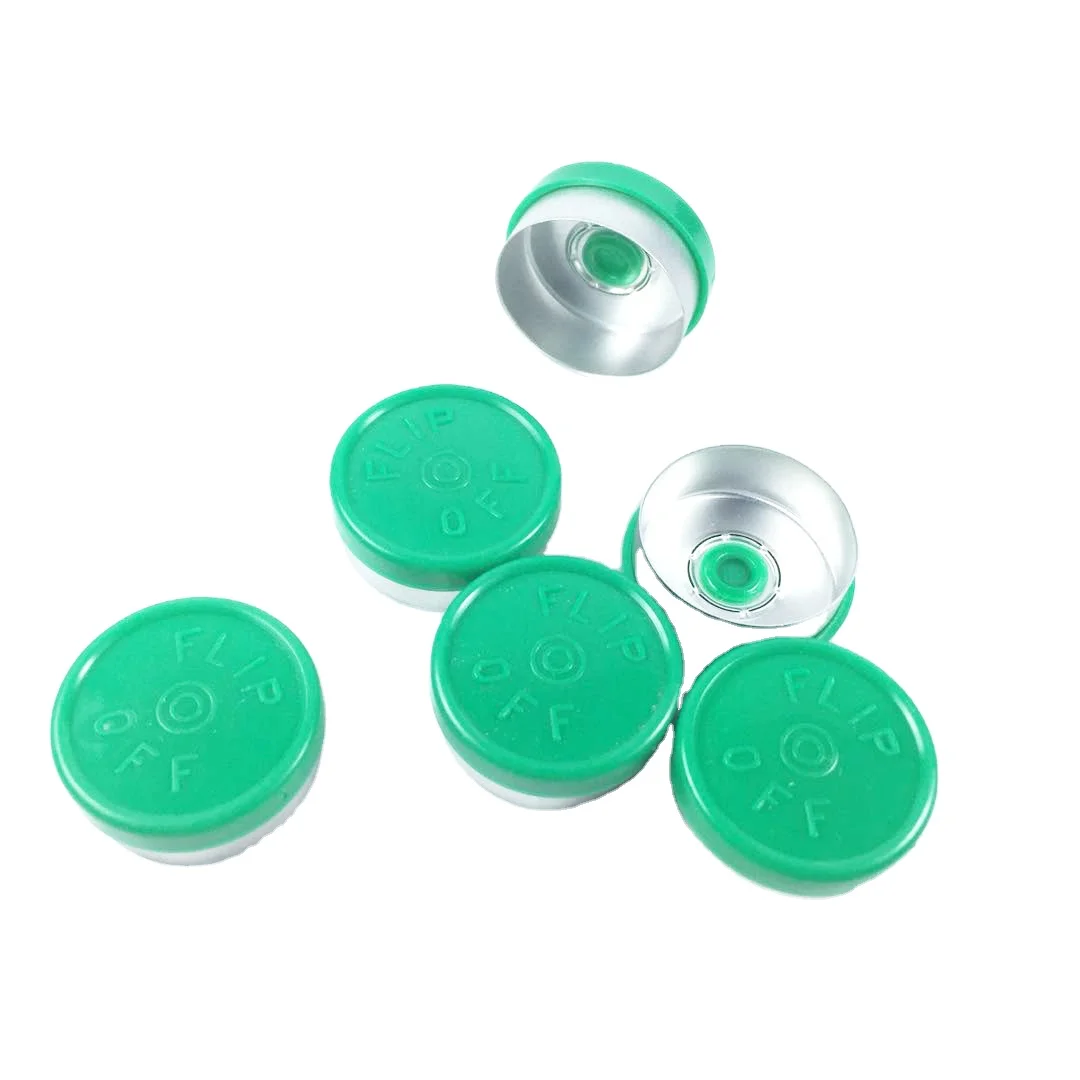 Custom logo 13mm 20mm aluminium vial cap flip top cap for vials