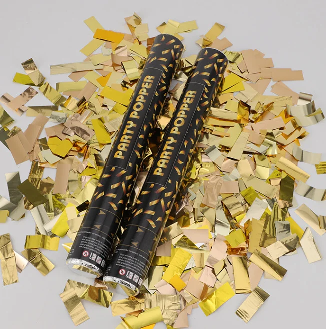 Hot Sale Festival Celebration Party Cannon Hand Twist Confetti Poppers Fireworks Birthday Wedding Wholesale