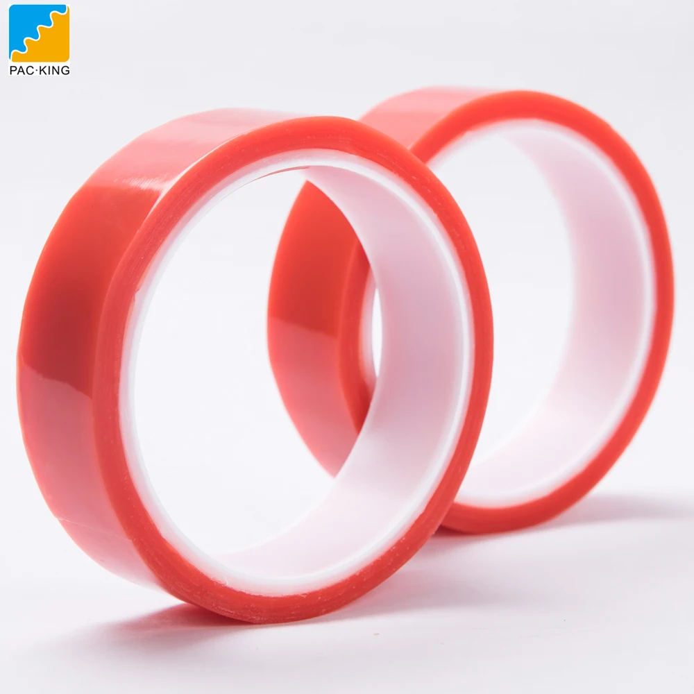 High Bonding Acrylic Adhesive Roll 500m Length Sealing Clear Two Sided PET Polyester Film Double Side PET Tape