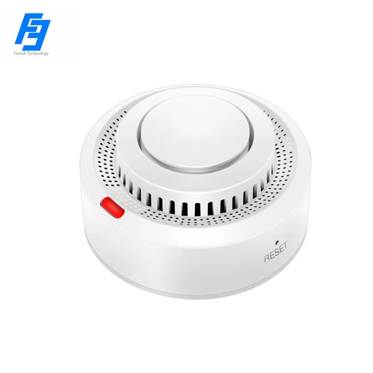 WiFi Smoke Detector APP Control Maze Technology 80dB Alarm Ultra Low Power Tuya Easy Operation Smart Smoke Alarm