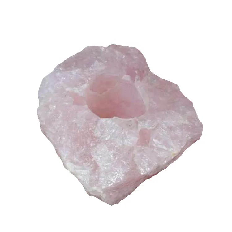 Factory Hot Sales Natural Rock Amethyst Crystal Clusters Hand Made Candle Holders for Decoration