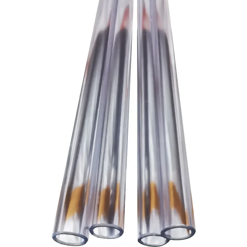 Guangzhou factory produces and sells UPVC transparent water pipes UPVC green water pipes transparent color DIN standard