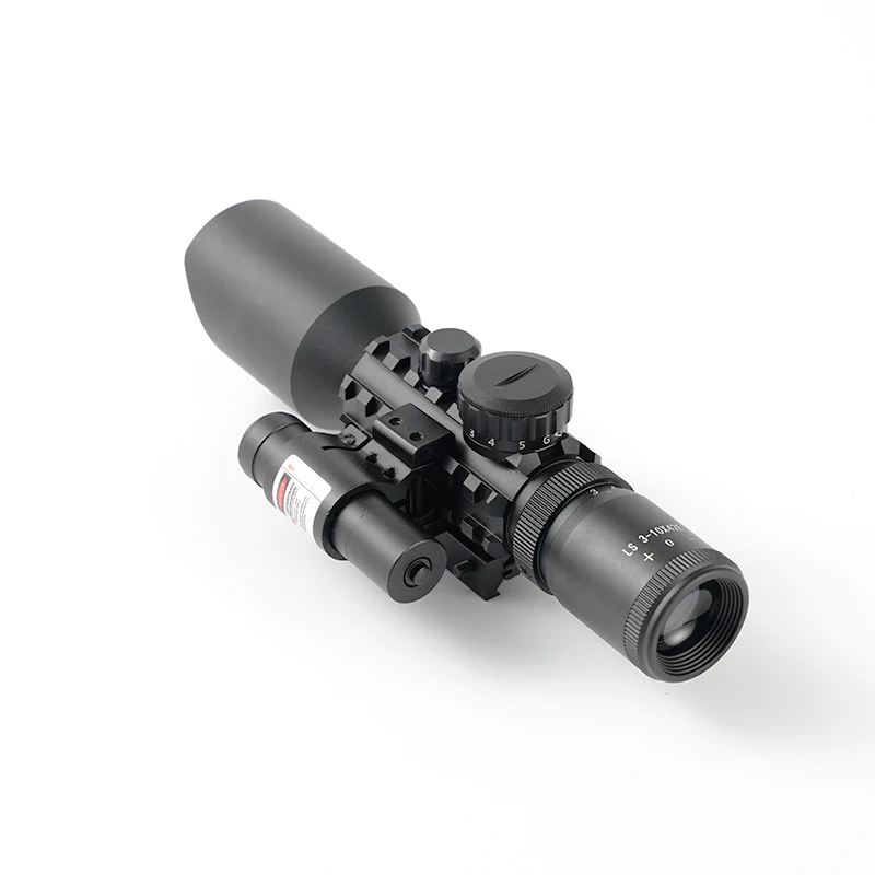 M9 3-10x42 Scope Red Green Illuminated Scope for Hunting Outdoor Long Range Scope