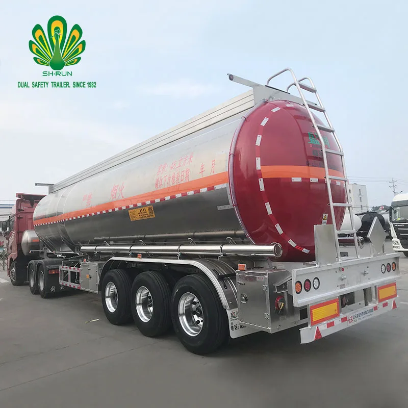 3 Axles Super Large Cubic 60 Cubic Normal Temperature Liquid Transport Tanker Petrol Diesel Fuel Oil Trailer