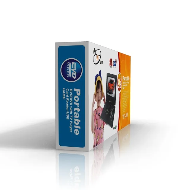  HOT TNTSTAR TNT-980 hot selling Portable Dvd Player with Usb MP4 High Quality 9 Inch Radio OEM EVD