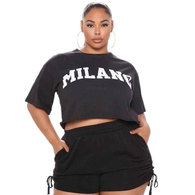 2022 New Hot Sale Custom LOGO 100% Cotton Plus Size Women Vintage Washed Oversized Crop Top Graphic Tee Shirt