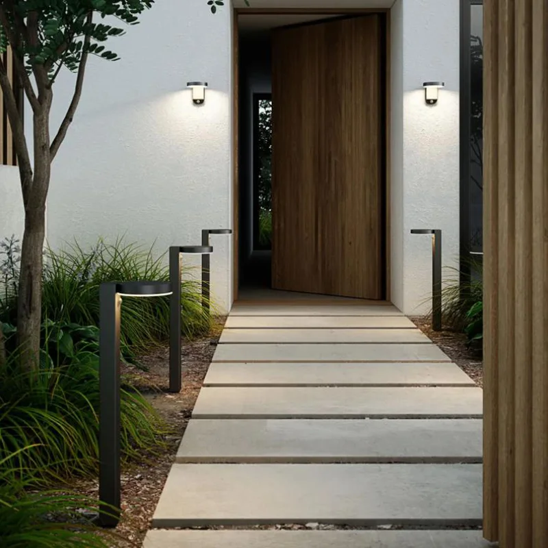 Multifunctional 500MM Backyards Solar Motion Sensor Security Lamp LED Solar Wall Light Garden Pole Light