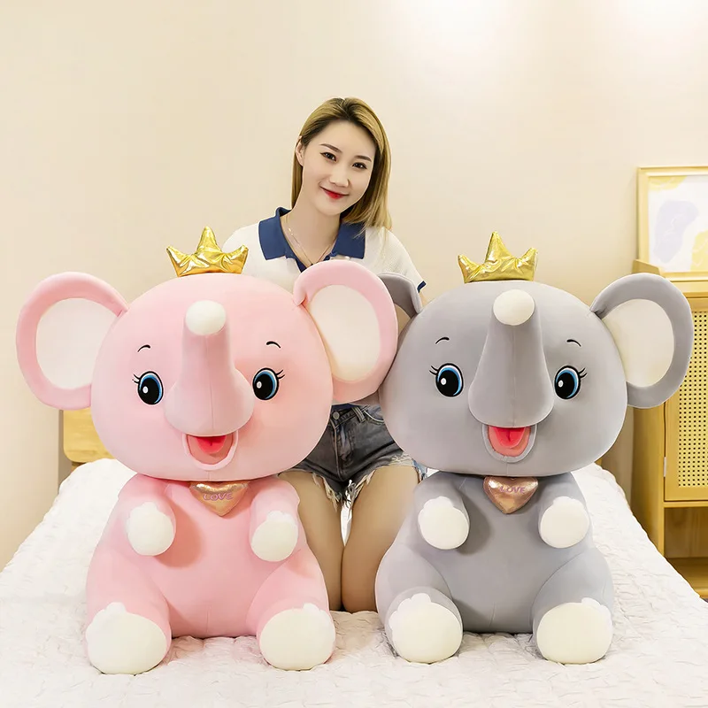 OEM Super elastic soft plush toy elephant sleep comfortable baby toy