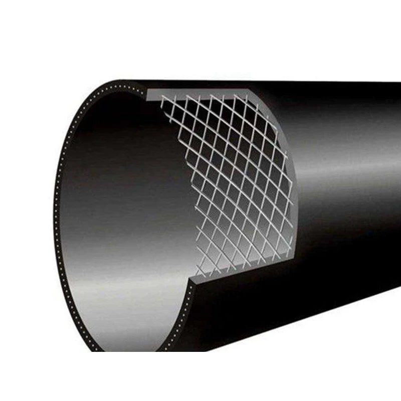 Factory direct steel wire reinforce hdpe pipe 1.0 1.6mpa for water supply/plastic pipe