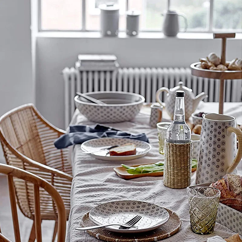 Customization wooden pallets wooden tiered tray with metal handle food display trays bamboo and wooden 2 tier tray