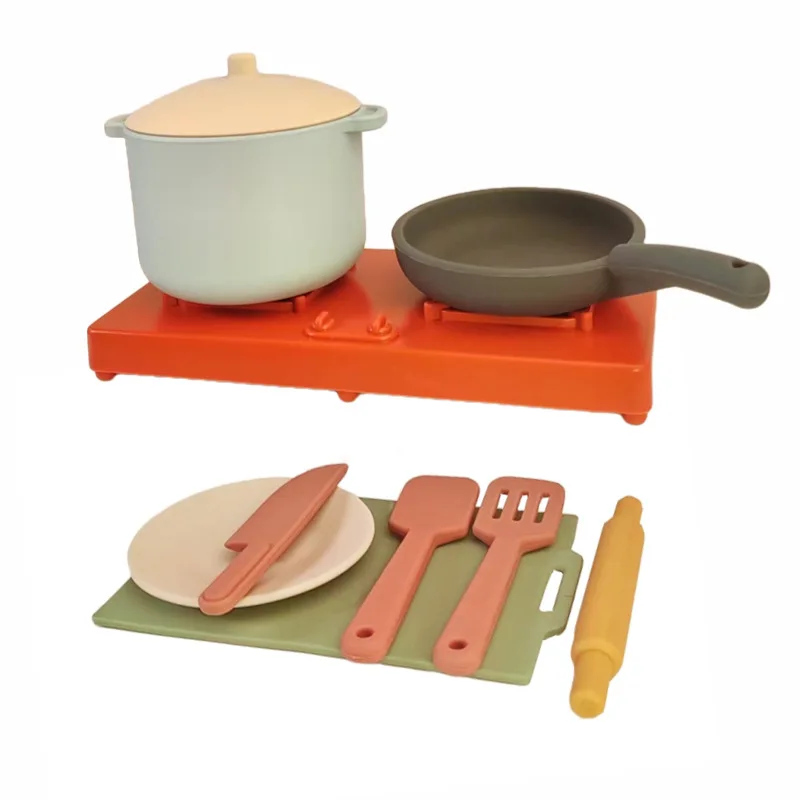 Baby Silicone and Toddler Simulation Kitchen House Toy Educational Toy Set