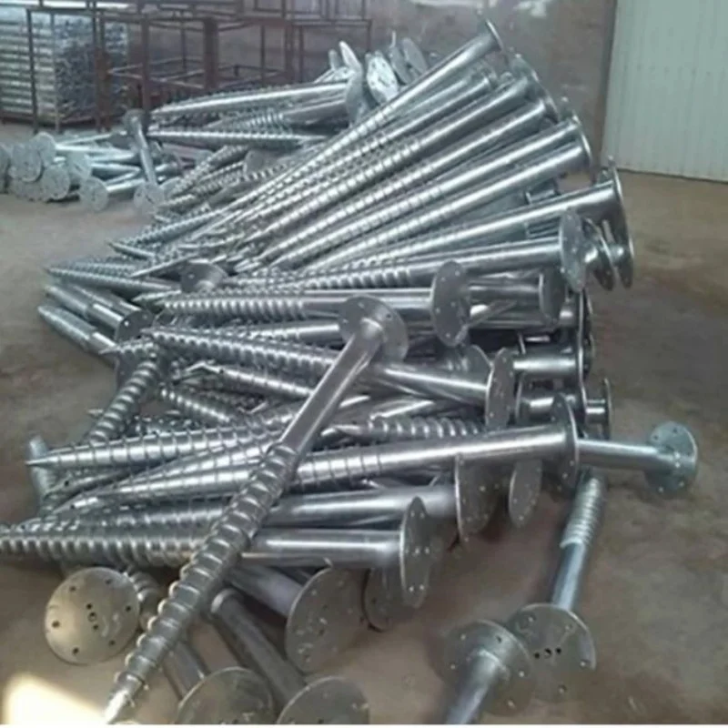 China factory spiral heavy duty ground anchors for screw pile foundation