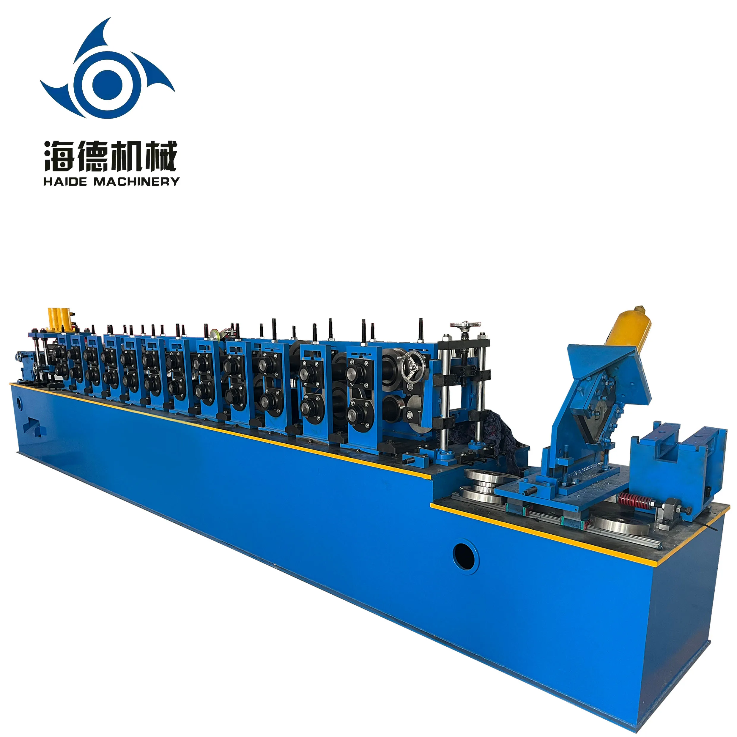 Haide zinc plated Omega steel keel cap groove drywall roller forming machine