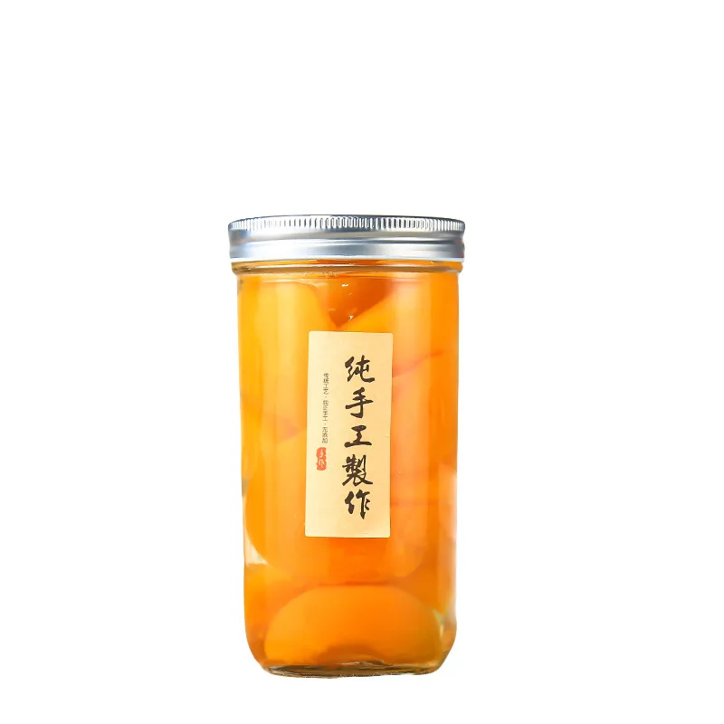Factory Direct Hot pepper Sauce Glass Bottle Caviar Sealed Jar Glass Jars For Jam And Honey