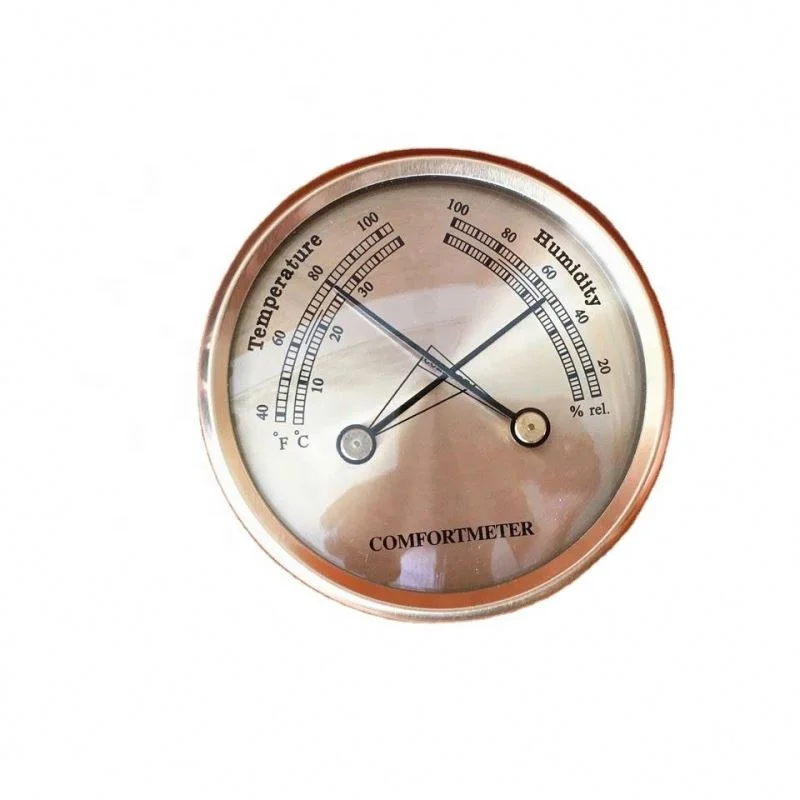 indoor thermometer barometer hygrometer analog for home