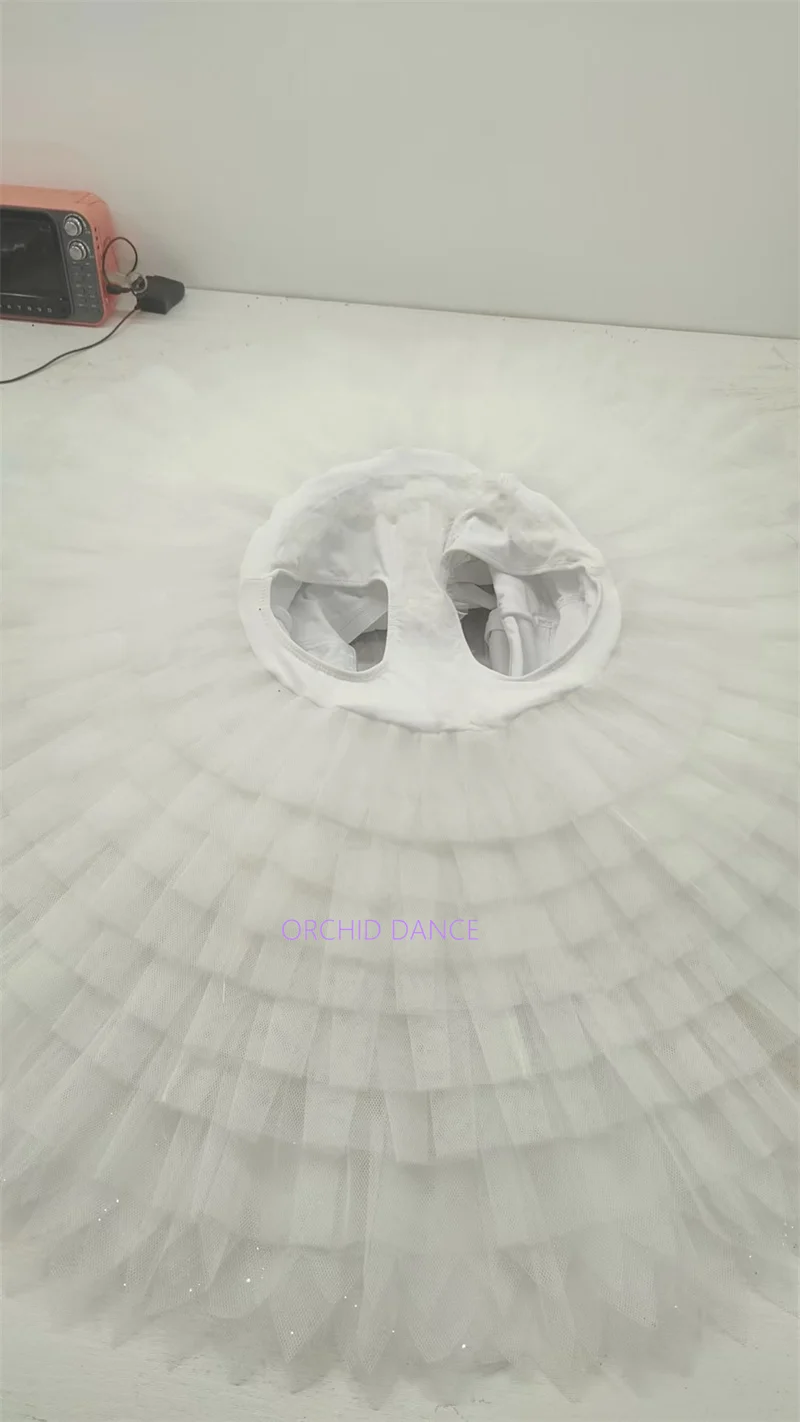 High Quality Unique Design Custom Size 12 Layers Performance Wear Adult Girls beige Professional Ballet Tutus