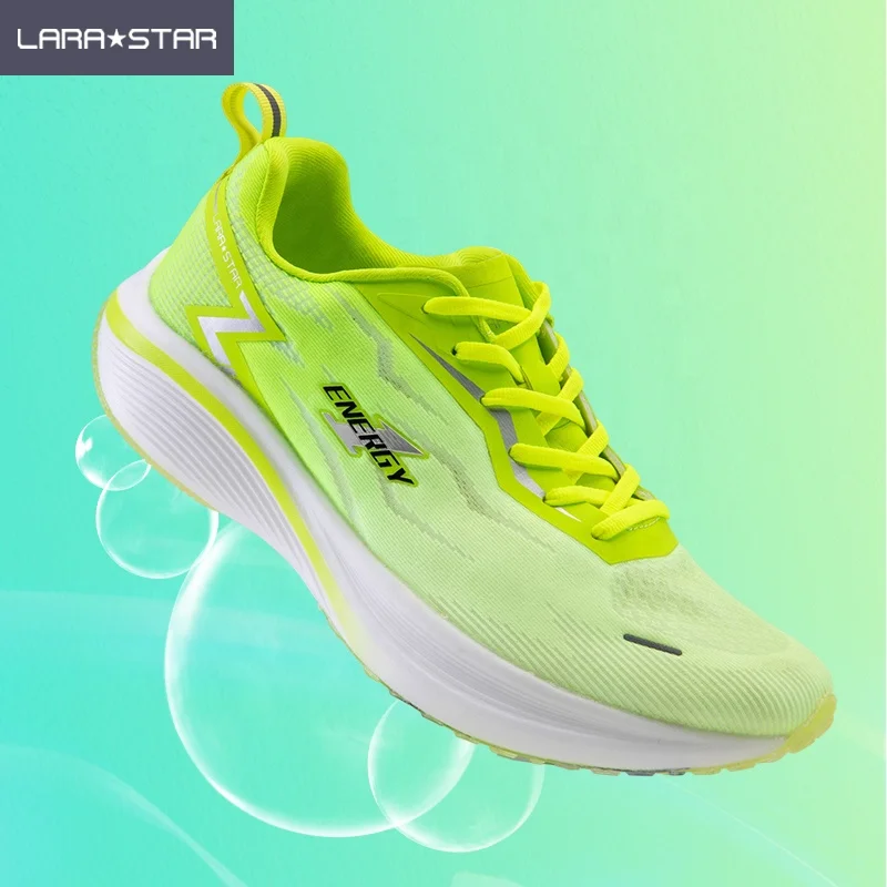 LS0038 Fashion Nylon Plate Propulsion Supercritical Foam Running Shoes Comfortable Running Sneaker