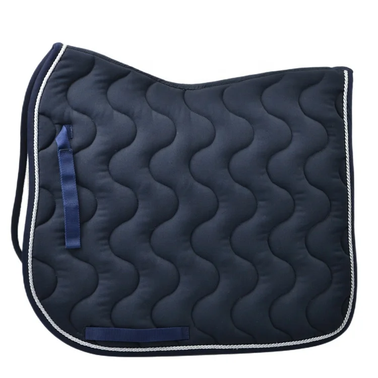 Factory Price Customized Wave Quilting Wholesale Saddle Pad for Dressage Thick Moisture Horse Blanket
