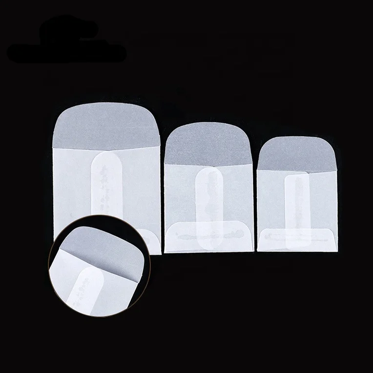 Empty white copy butter paper Parts accessories Invitation sulphate paper square translucent mini envelope