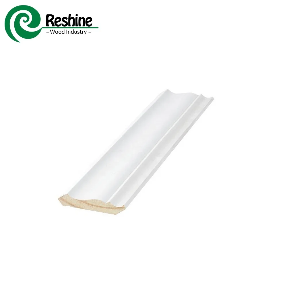 Decorative wood moulding line skirting  wooden tile trim corner