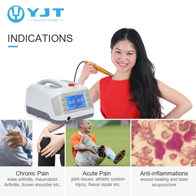 YJT HY30-D LLLT Low Level Laser Pain Relief Machine at Mumbai Medical Fair