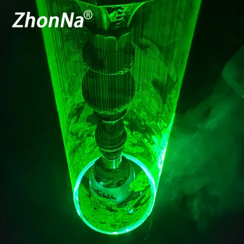 Arab Hookah Accessories Laser Light Round Luminous  Pedestal Bluetooth MP3 / Bar Music For Club Party USB Charging Diameter 30CM