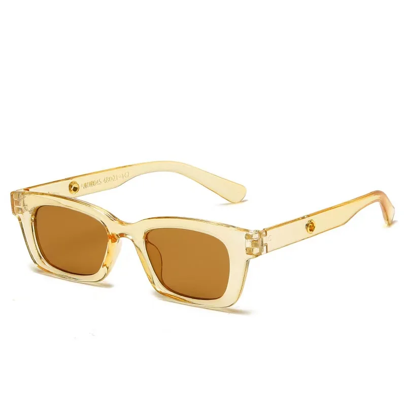 2021 New Small Square Sunglasses Retro Korean Sunglasses Kim Ji-ni Is The Same as The Trendy Fashion Classic,fashion Sunglasses