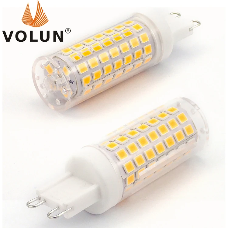 High lumen 100pcs SMD2835 LED 7W E14 E27 BA15D G9 LED Lamp AC85-264V to replace 70W halogen bulb G9 led corn bulb